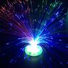 Multicolor Glowing Optic Flower LED Fiber Light Night Home Bar Cafe Decor Lamp