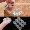 15Pcs/Pack Transparent PVC Non‑Slip Suction Cup Pads, Round Furniture Foot Protector Mats for Table, Home & Office Use
