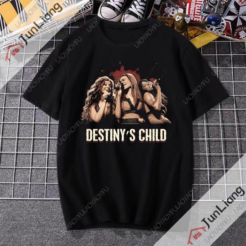 Destinys Child TShirt graphics clothes summer tops shirts for men Fashionable casual relaxed streetwear for both men and women