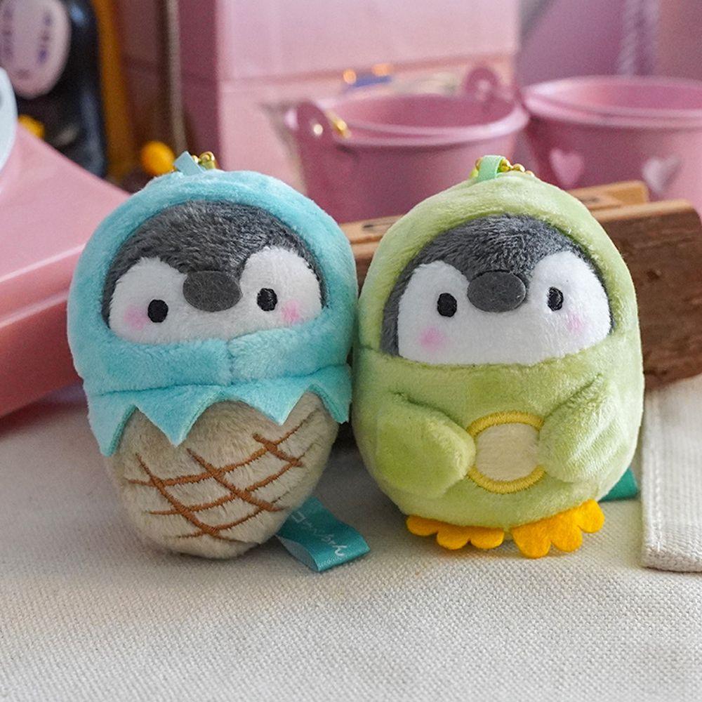 Pendant PP Cotton Sauna Women Key Holder Penguin  Pendant Plush Key Chain Korean Style Key Buckle