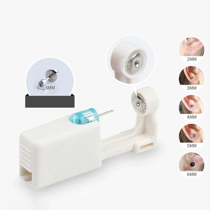 Одноразовый автоматический пистолет для прокалывания ушей, профессиональный набор из нержавеющей стали 2-го поколения для прокалывания ушей