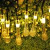 Water Droplets Solar String Lights Waterproof Outdoor 6M 30LED Solar Garland Lamp Decoration Christmas Wedding Party Garden
