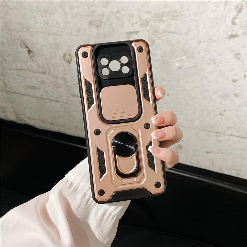 Shockproof Armor Case For Xiaomi Pocophone POCO X3 NFC M3 Car Holder Phone Cover For Mi Poco X3 Pro Camera Lens Protection