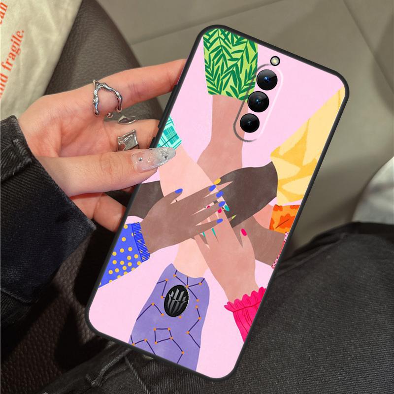 Feminist Girl Power Women Case For ZTE Nubia RedMagic 10 Pro Plus 11 9 8 8S 9S 10S Pro 5G 5S 6 7 6S 7S Pro 11 Air Cover