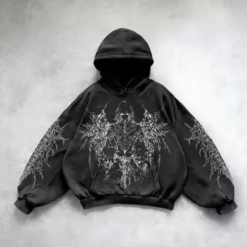 Retro Pattern 3D Print Hoodie Unisex Pullover Sweatshirt Trendy Streetwear