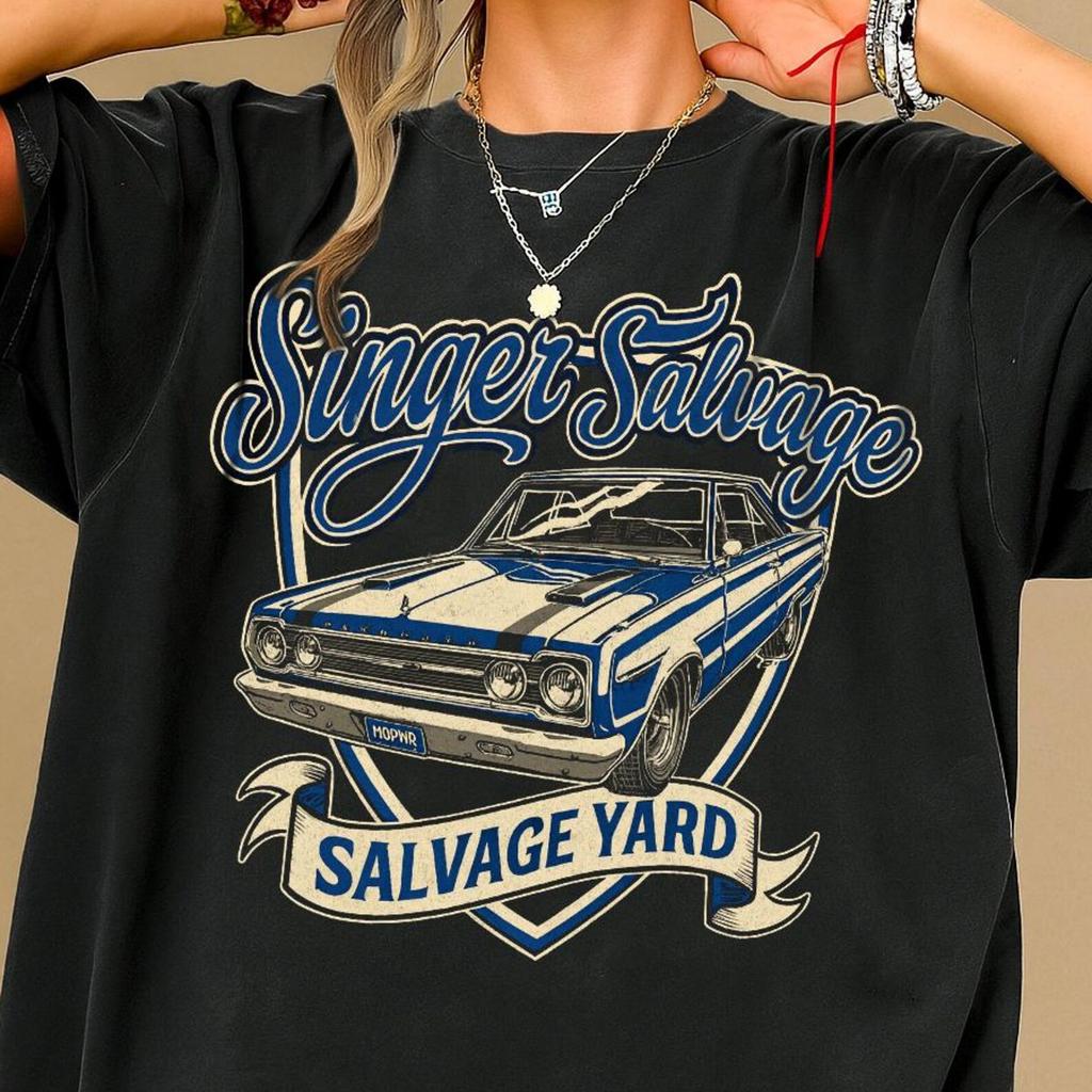 Supernatural Salvage Yard Unisex Shirt - Bobby Singer Supernatural - Singer Salvage Tee for Unisex - Singer Salvage Gift