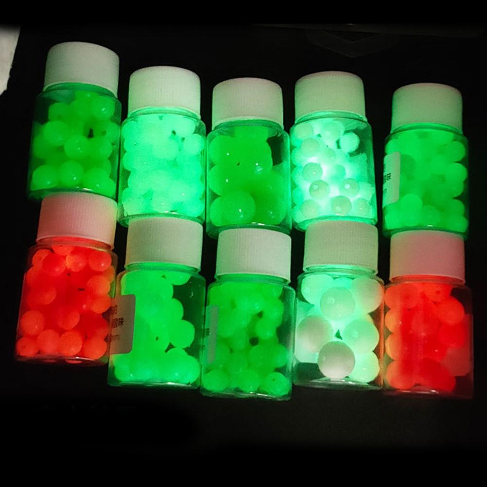 50*Round 8mm Fishing Beads Stopper Rig Bait Bead Lures Rigging Carp Tackle UK~