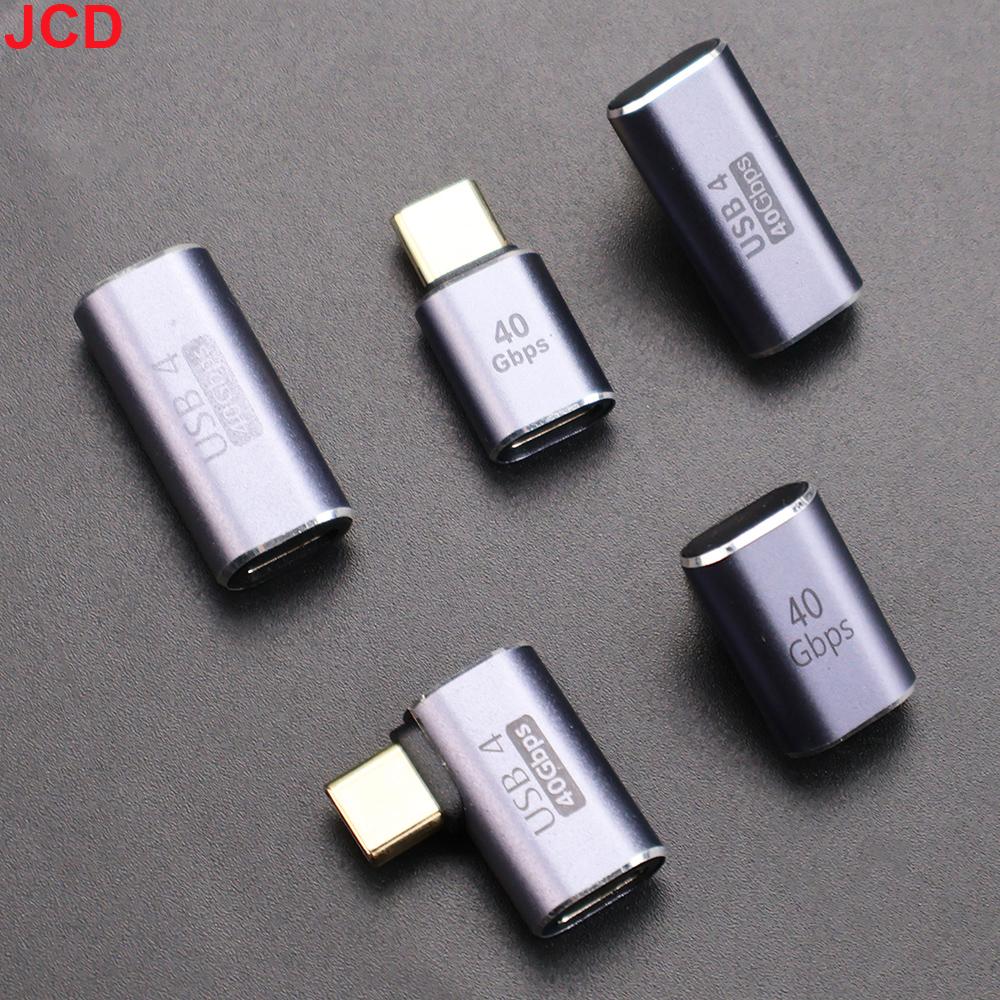 USB4.0 40 Гбит/с OTG тип C 90 градусов Адаптер 100 Вт 5 А USB C на USB C Быстрая зарядка Конвертер USB C Адаптер данных Для Macbook 8K60 Гц