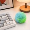 TPR Stress Ball Relief Fuzz Toy, Fuzzy Squeeze Fidget Soft Toy Anxiety Relieving Office Desk for Focus Aid, Hand Relaxation Reusable
