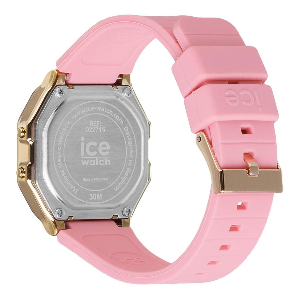 ICE WATCH Officially Imported Watch ICE Digit Retro Sunset 32mm Silicone Rubber Belt 022715 Ladies Coral Dreamscape