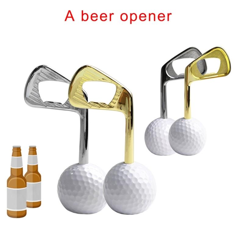 Creative Golf Putter Beer Opener Zinc Alloy Bottle Opening Tool for Wedding Party Practical Bottle Lid Remover