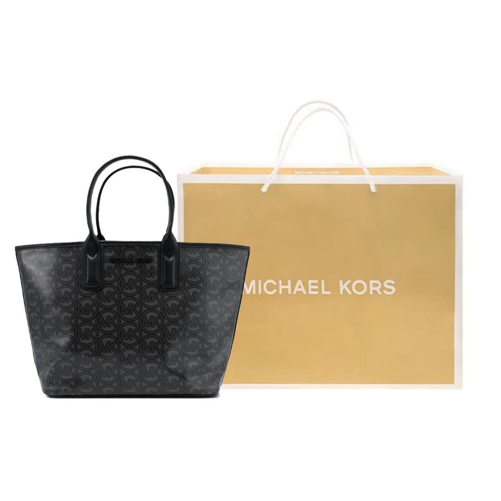 Michael Kors Сумка-тоут Jodie Classic Monogram Винтажная из искусственной кожи Женская тоут Черная 35H1T2JT1C-001