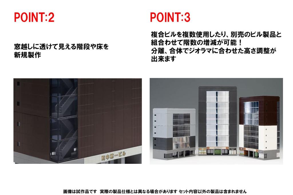 Комплексное здание TOMIX N Gauge с круглым окном, 5-этажное, 4217, принадлежности для моделей железных дорог