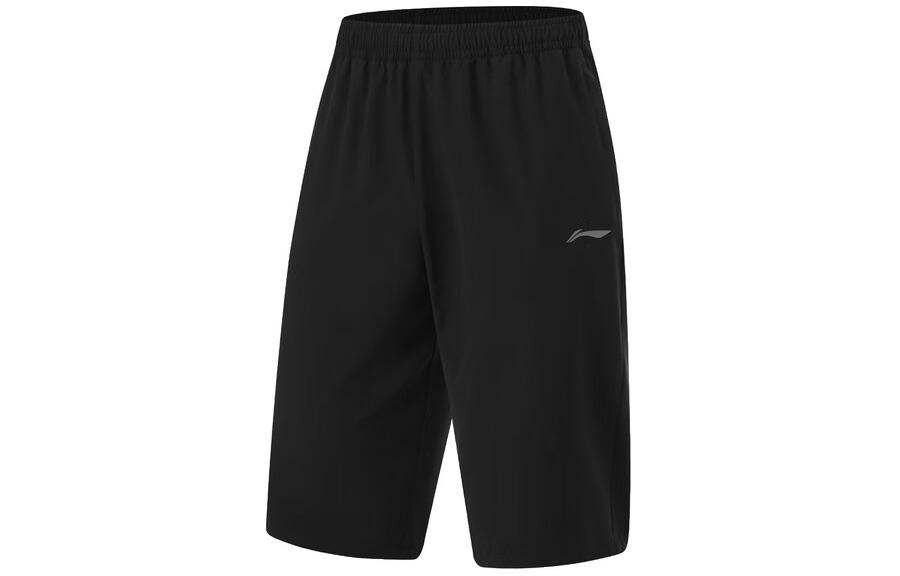 Li Ning Fitness Series Sports Shorts Men's Black AKQU401-1