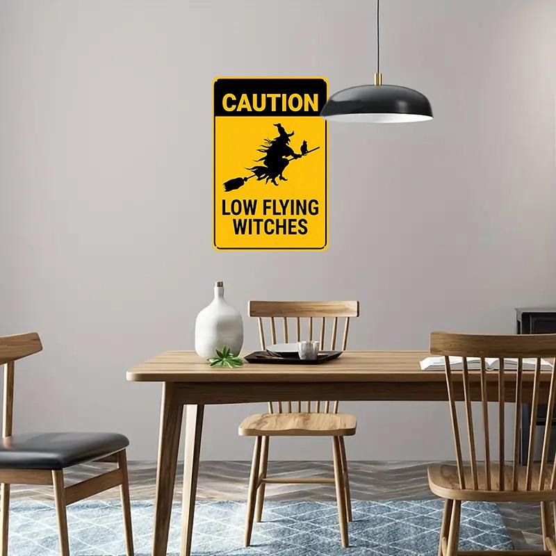 Vintage Clown Metal Sign 7.8" Round Aluminum Wall Art Humorous Bathroom Decor Bar Cafe Beach House