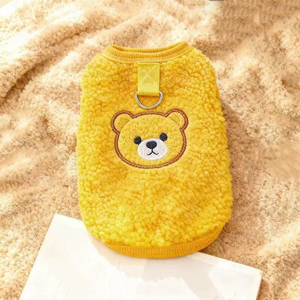 Thickened Cat Sleeveless Vest Warm Dog Fleece Coat Cozy Puppy Jacket Winter Season