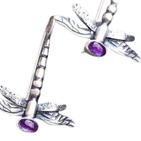 Простые висячие серьги с гальваническим покрытием, элегантные, нежные