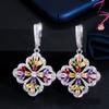 E0311 Multi-Color Optional, Jewelry Creative Women'S Earrings, High-End 3A Zircon Earrings
