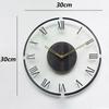 Настенные часы из закаленного стекла Нордическая мебель для гостиной Часы Декор интерьера Бесшумные Настенные часы Современные аксессуары Часы