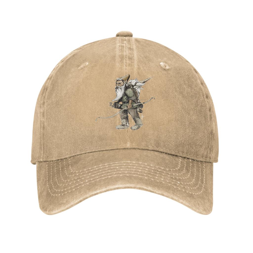 M-Meateater Gnome Packing Out A Unicorn meme Casual Baseball Cap For Couple Women Summer Sun-Proof Baseball Caps