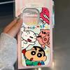 Cute Shin-chan Case for Apple 17 Pro Max, Transparent Space Design, Soft Case for iPhone 11/7/15 Pro/16/17.