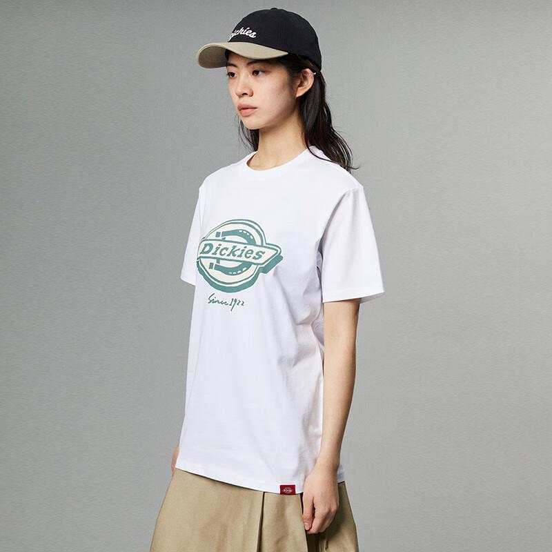 Унисекс футболка Dickies с большим логотипом, с круглым вырезом, с коротким рукавом