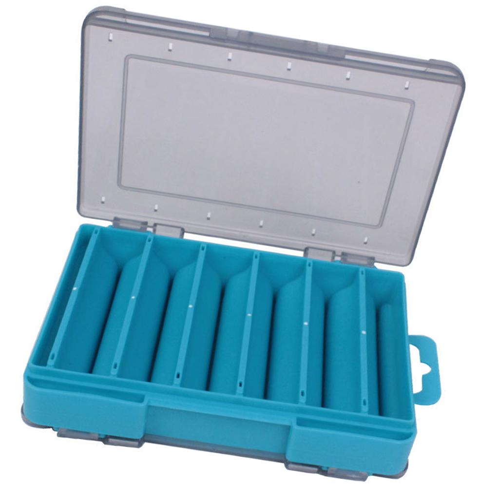 Водонепроницаемые органайзеры для рыболовных снастей, двусторонняя коробка для снастей, сумка для переноски снастей, прозрачный ящик для хранения рыболовных приманок