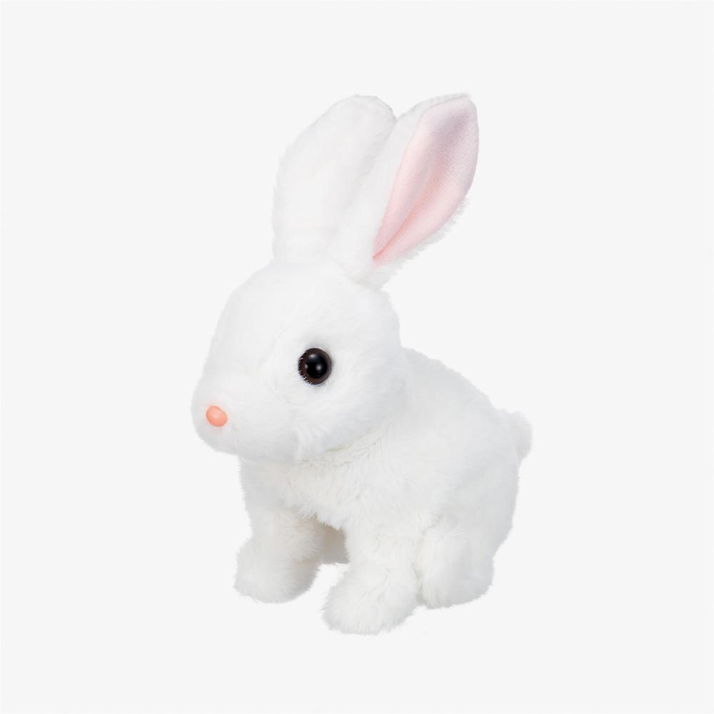 Young Toys Плюшевая игрушка Little Chou Chou Сердечный Прыг-Прыг Снежный Зайчик