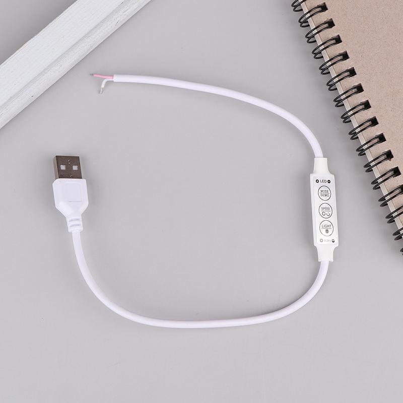 3-Button Mini Single Color Flash Controller Led Light Strip Light String Manual Online Dimmer 12-24V