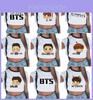 Женский топ с коротким рукавом K-pop BTS Bangtan Boys с милым рисунком, идеально подходит для лета