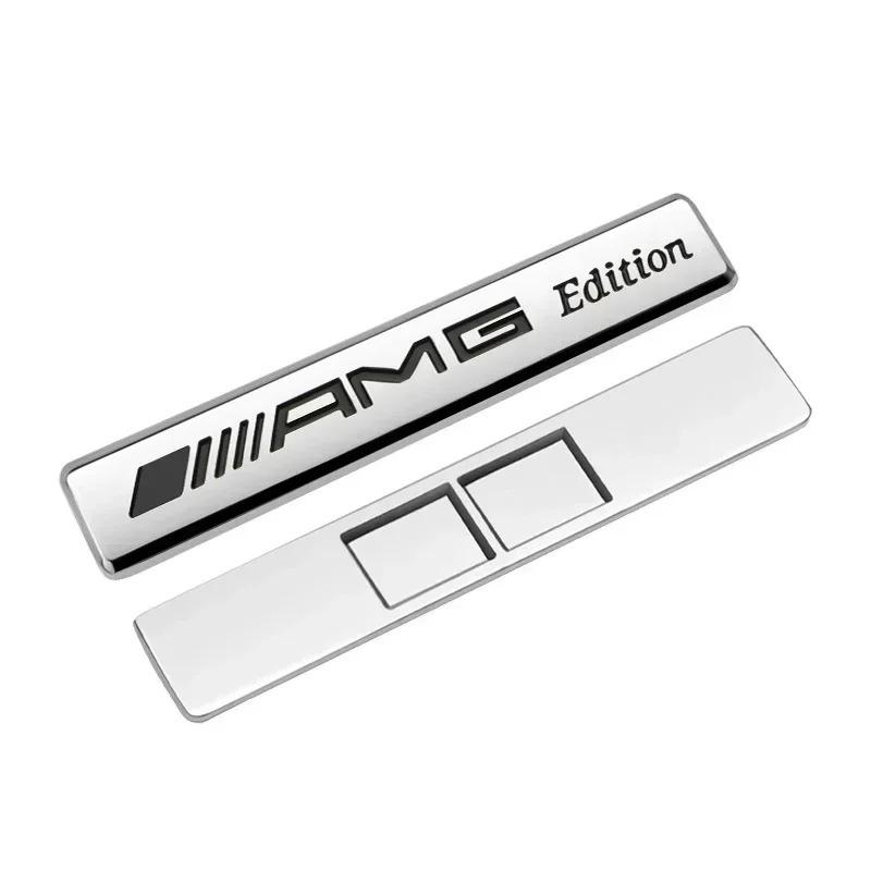 Car Metal Emblem Stickers Reflective Decor Decals For Mercedes-Benz A/B/GLA/CLA Smart AMG W108 W124 W126 W140 W168 W169 W176 GLB NOQRS1