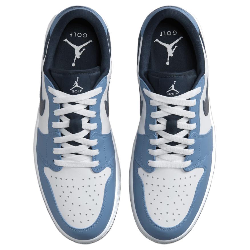 Кроссовки унисекс Air Jordan 1 Low Golf Aegean Storm Сине-Белые Armory-Navy DD9315-115