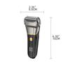 Electric Reciprocating 3 Low Noise IPX7 Large LED Lock Beard Travel Business Electric Gift for Day Men's Shaver, Type, Wet/Dry Use, Blades, Type-C