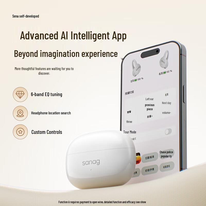 SANAG Z60 Open-Ear Clip-On Bluetooth Headset