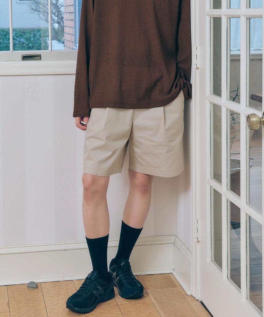 Шорты Mallen Unisex Easy Кремовые