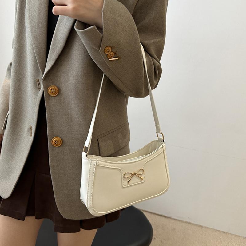 Small Square Bag New Shoulder Bag Diagonal Cross Bag Fashionable Women Bow Design Underarm Bags CLE