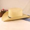 Водонепроницаемая тканая вручную ковбойская шляпа в стиле вестерн-рыцарь, весенне-летняя пляжная соломенная шляпа от солнца для отдыха на открытом воздухе