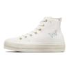 Chuck Taylor All Star Lift Platform Высокие маленькие татуировки Женские кроссовки Кремовые винтажные белые коконово-синие A07135C