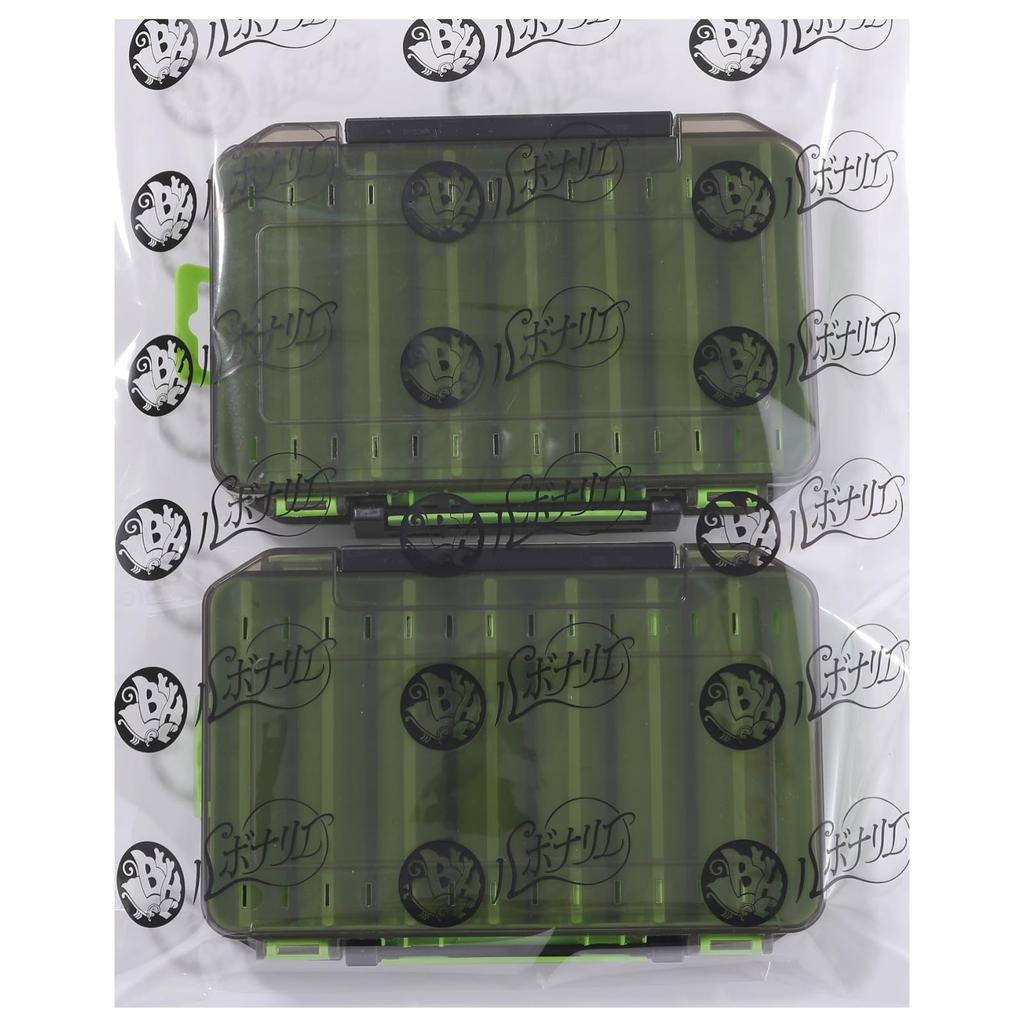 Rubonarie Lure Case, Double-Sided Storage Box for Metal Jigs, Orange, Set of 2 (Orange)