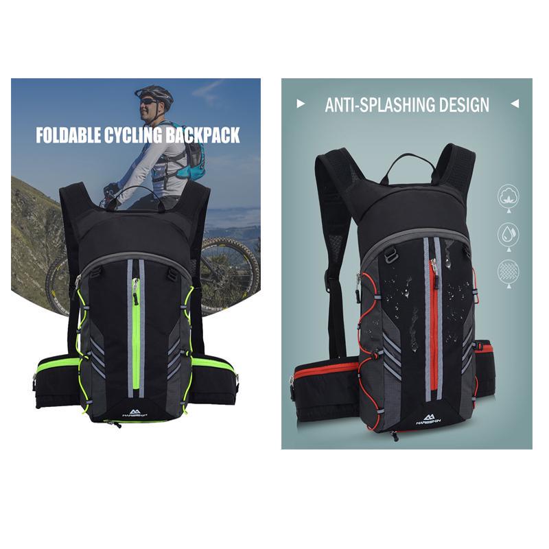 Складной рюкзак со светоотражающими полосками