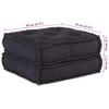 Modular Sofa Set 2 pcs Anthracite 140 x 70 x 36 cm Fabric