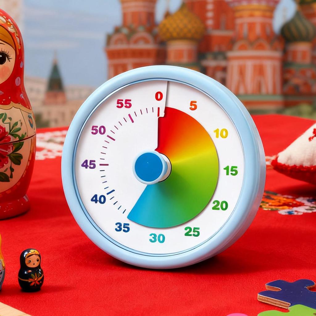 Детский инструмент управления временем Бесшумные визуальные часы с обратным отсчетом Помощник для детей с аутизмом и СДВГ для класса, спальни, выполнения домашних заданий и учебы