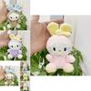 Charming Plush Bunny Keychain Delightful Rabbit Doll For Kids Ideal Gift