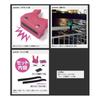 PROX Snap!Magnetic Rod Holder Pink PX437P