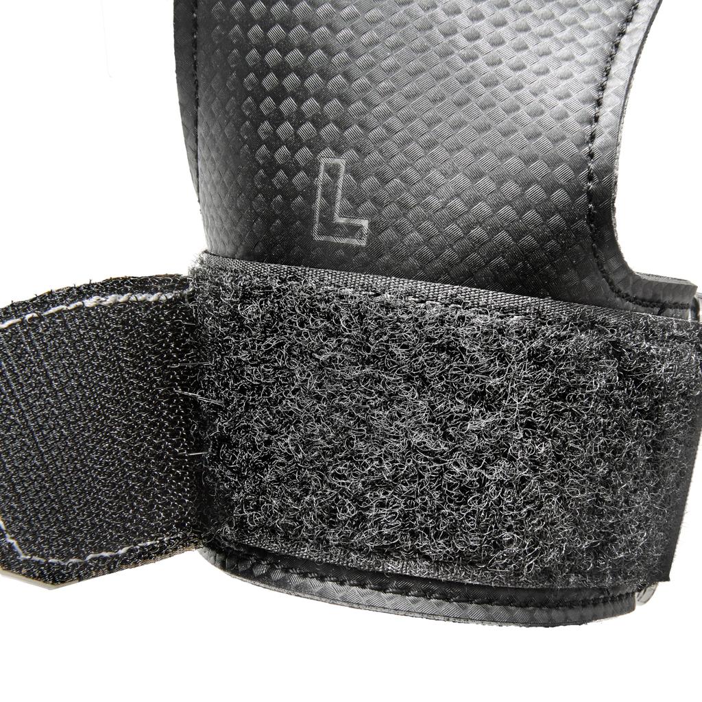 Размер силовых захватов Adidas (Пара) - Черный/Белый, S/M (Ладонь 8-11см) ADST-13398BK