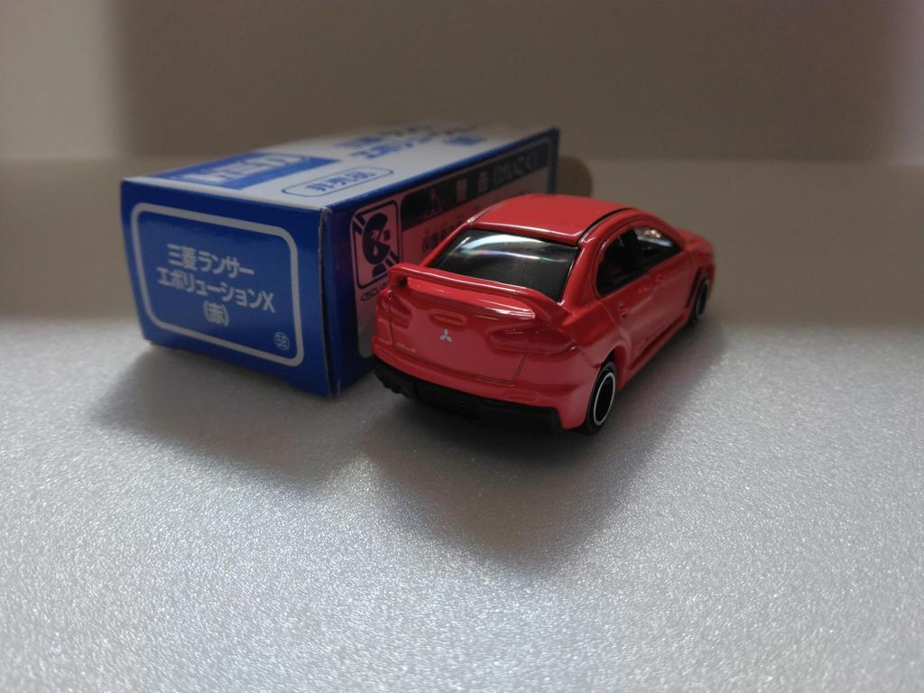 Tomica Not for Sale Mitsubishi Lancer Evolution X 1/64 Scale Diecast Model Car (Red)