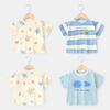 Baby Clothes Casual Short-sleeved T-shirts Summer Clothes Boys Girls Baby Children Children Summer Half-sleeved Tops