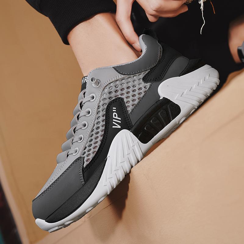 Новые универсальные нескользящие кроссовки для лета, мужские кроссовки для весны и лета, дышащие спортивные кроссовки для бега, повседневные кроссовки, легкие сетчатые кроссовки