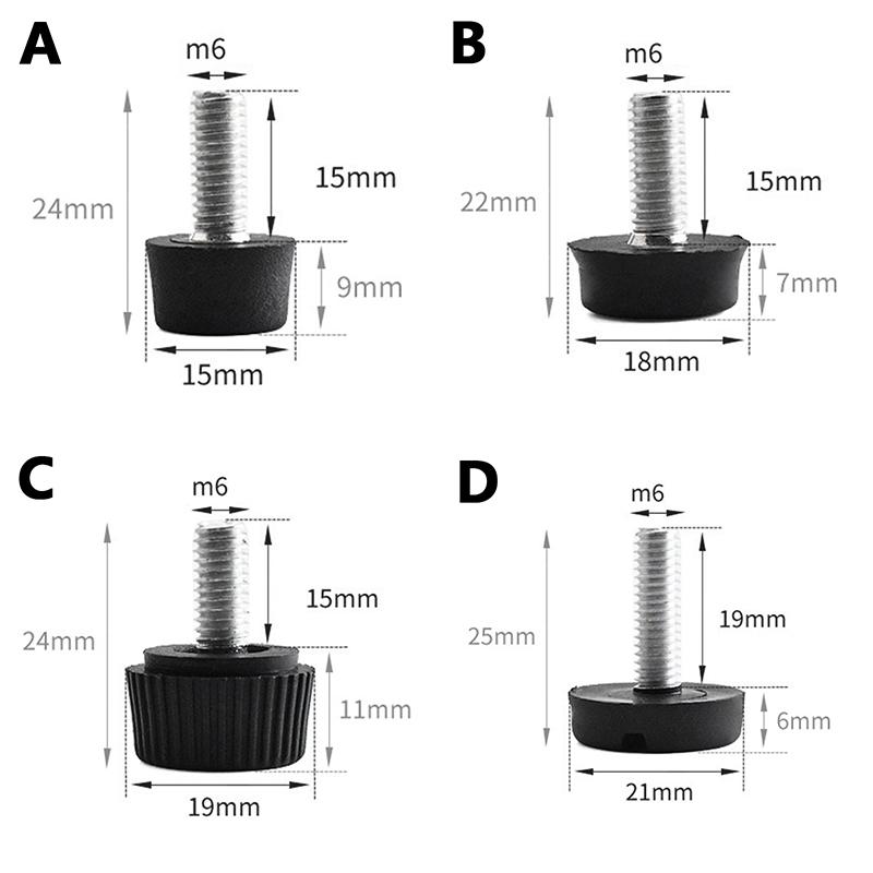 5 шт., защита для пола, опора для ног, подставка для ног, стол, болт для шкафа, регулируемая мебель
