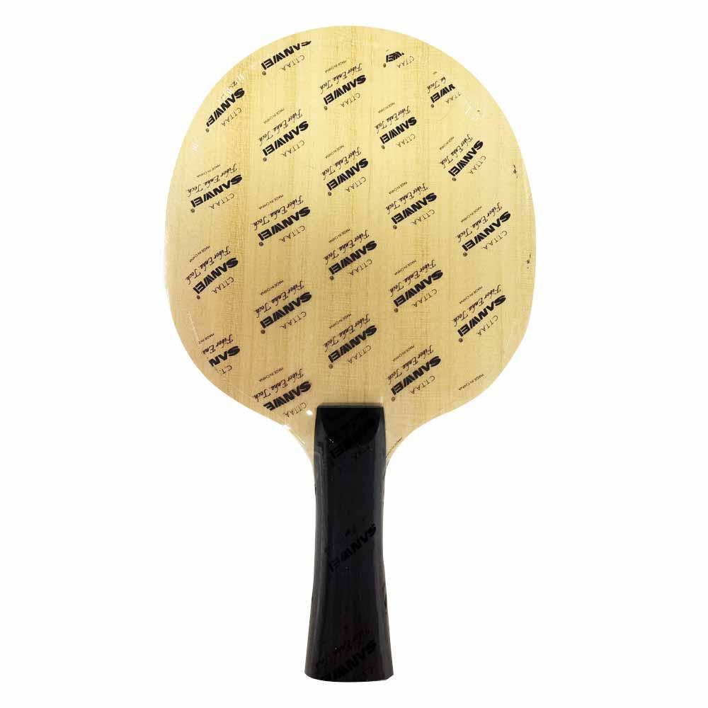 Оригинальное основание ракетки для настольного тенниса SANWEI T5000 CARBON (5+2 углерода)+RXTON 1 Резина(Черный + красный) Лезвие для пинг-понга T5000